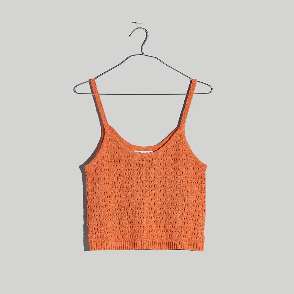 Madewell Open-Stitch Sweater Tank